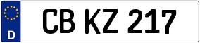 Truck License Plate